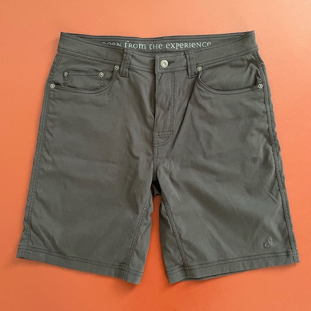 Prana Brion shorts, 9 inch inseam, size 33